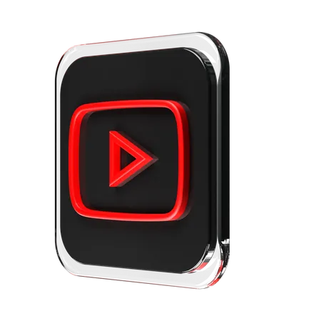 Free Youtube  3D Logo