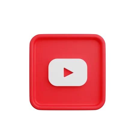 Free Youtube  3D Logo