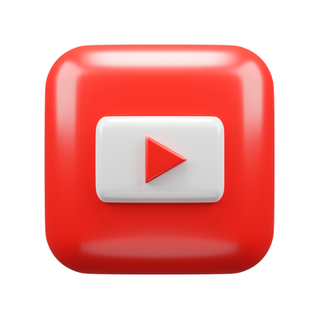 Free Youtube  3D Logo