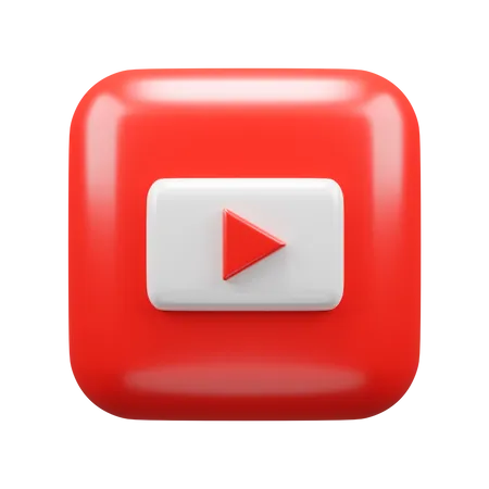 Free Youtube  3D Logo