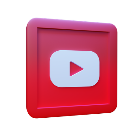 Free Youtube  3D Logo