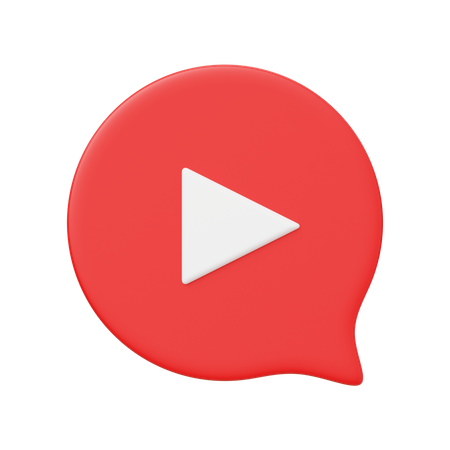 Free Youtube  3D Icon