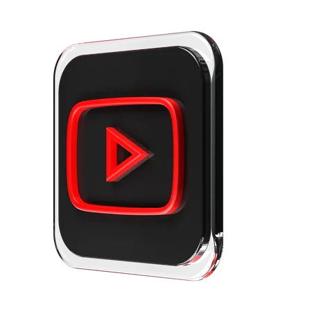 youtube logo png black
