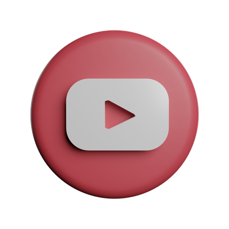 Free Youtube  3D Logo