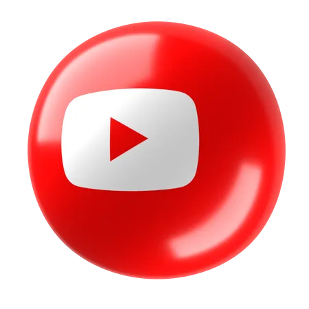 Free Youtube 3 D Logo 3D Icon