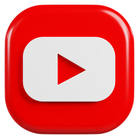 Free YouTube Logo  3D Icon