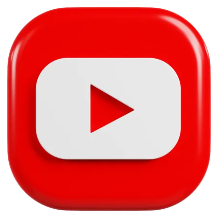 Free YouTube Logo  3D Icon