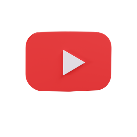 Free Youtube Logo  3D Icon