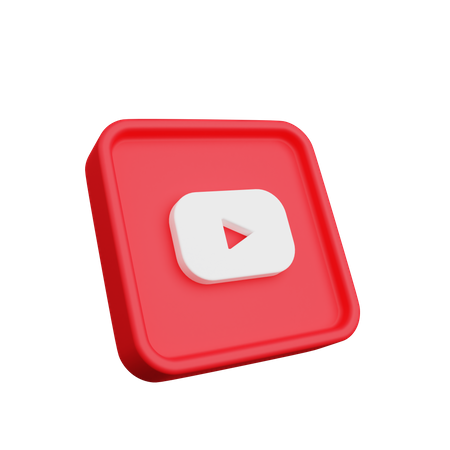 Free Youtube Logo  3D Icon