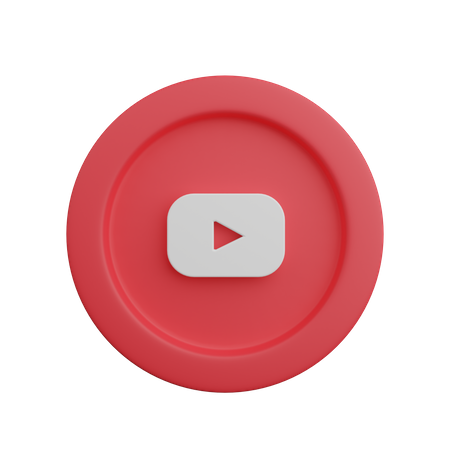Free YouTube Logo 3D Illustration