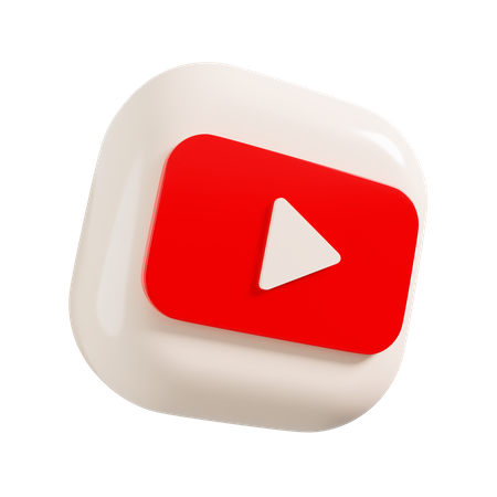 Free Youtube Logo 3D Illustration