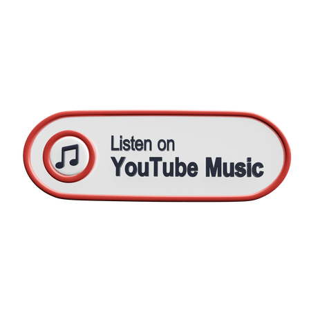 Free Youtube Music 3D Icon