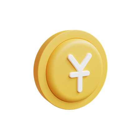 Free Yuan  3D Icon