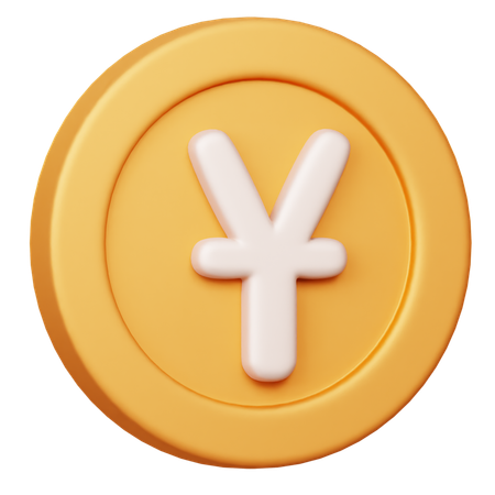 Free Yuan chino CNY  3D Icon