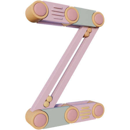 Free Z Alphabet  3D Icon