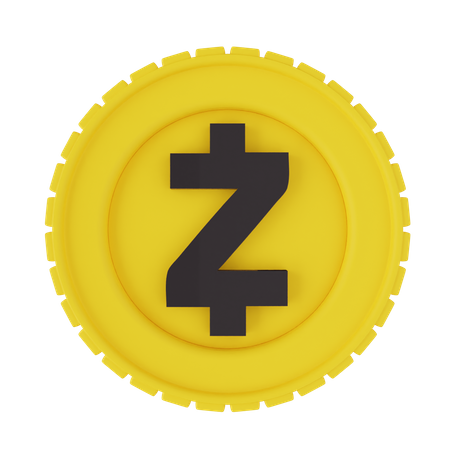 Free ZCash  3D Icon