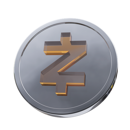 Free Zcash  3D Icon