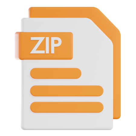 Free ZIP File  3D Icon
