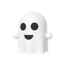 3d ghost logo