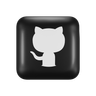 github logo emoji 3d