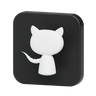 3d github logo emoji