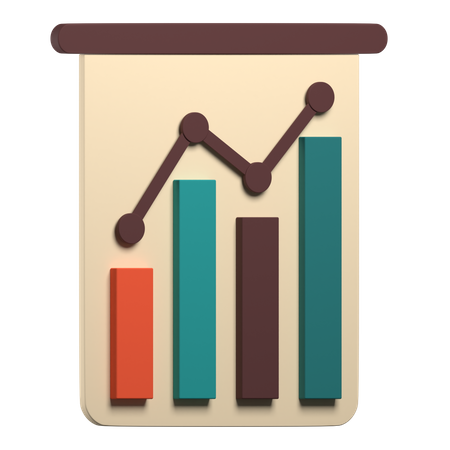 Growth Analytics 3D Icon