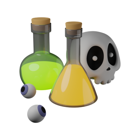Halloween Chemical 3D Icon