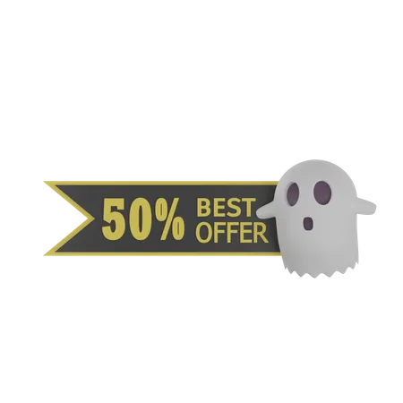 Halloween Offer 3D Icon