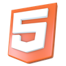 3d html logo logo