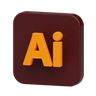 illustrator logo emoji 3d