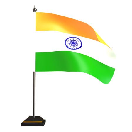 Indian Flag 3D Illustration