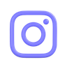 3d instagram logo