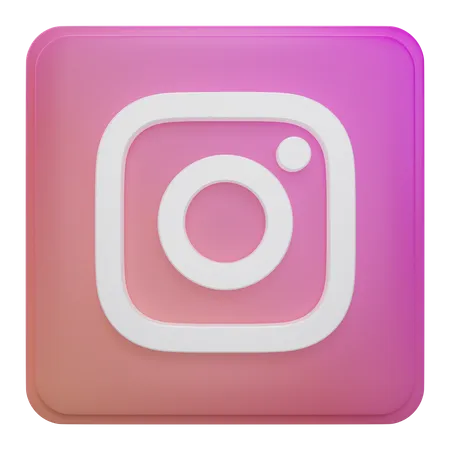 Instagram 3D Icon