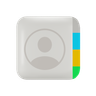 graphics of ios contacts logo