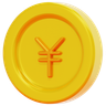 3d japanese yen emoji