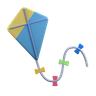 3d kite festival emoji