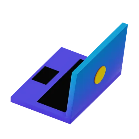 Laptop 3D Illustration