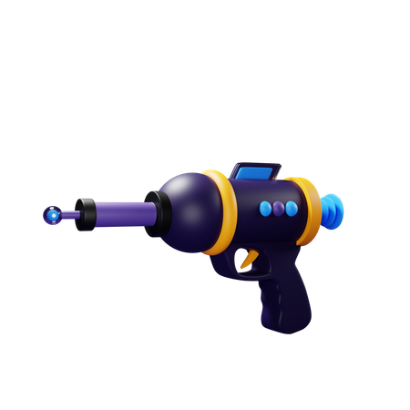 Laser Gun 3D Illustration