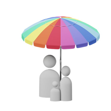 Life Insurance 3D Illustration