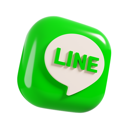 Line Logo 3D Illustration