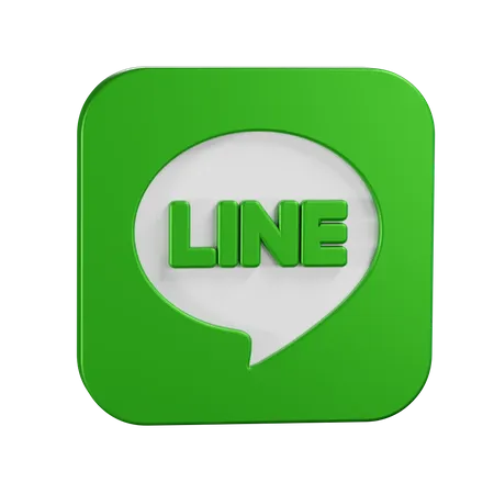 Line logo 3D Icon