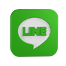 line logo 3d illustration
