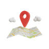 3d map logo