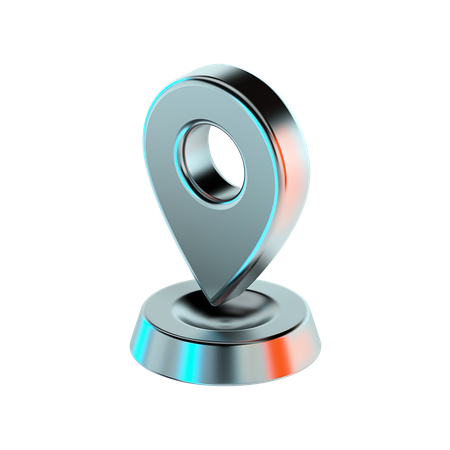 Location Pin 3D Illustration