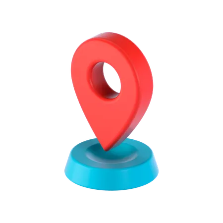 Location Pin 3D Illustration