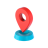 3d location-pin logo