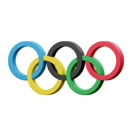 Logo Tokyo Olympic 3D Illustration