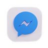 3d messenger logo