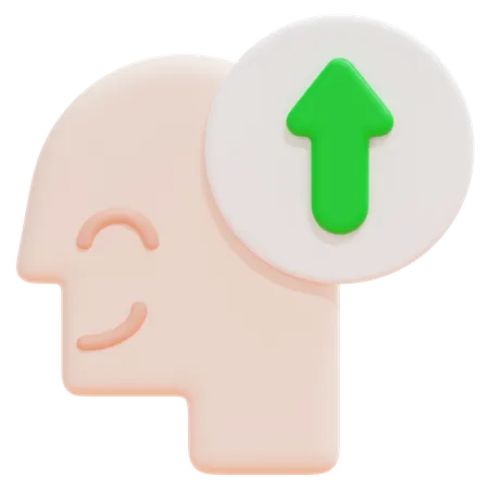 Mind Growth 3D Icon