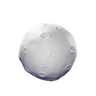 3d moon logo